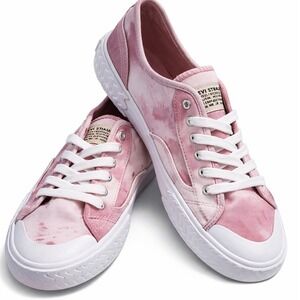 Levi's Womens Mdrn Lo DF Fashion Lo-Top Skate Sneaker Pink TieDye LaceUp Size 10